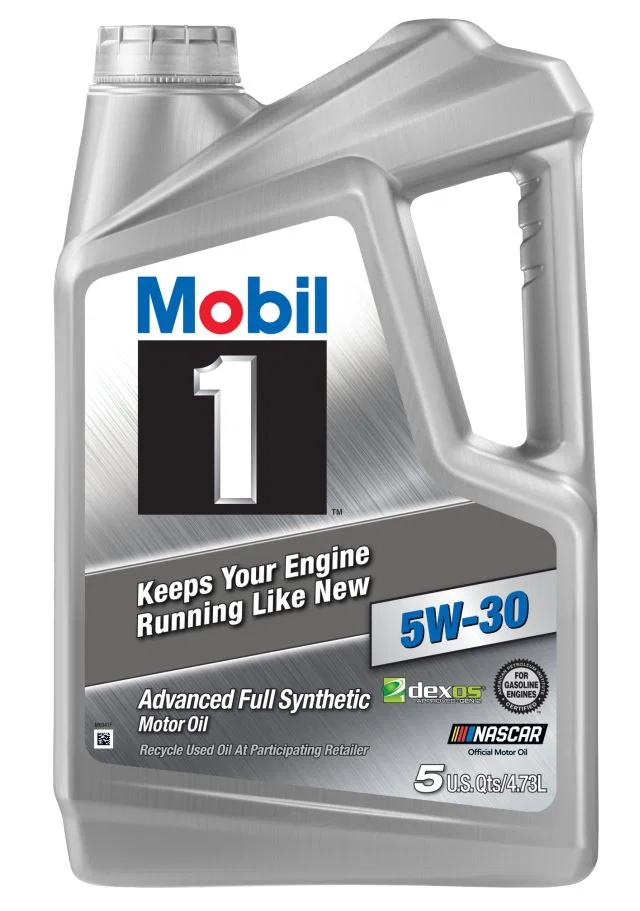 124317 – MOBIL Oil, SAE 5W-30 Synthetic 5 Quart Jug Single